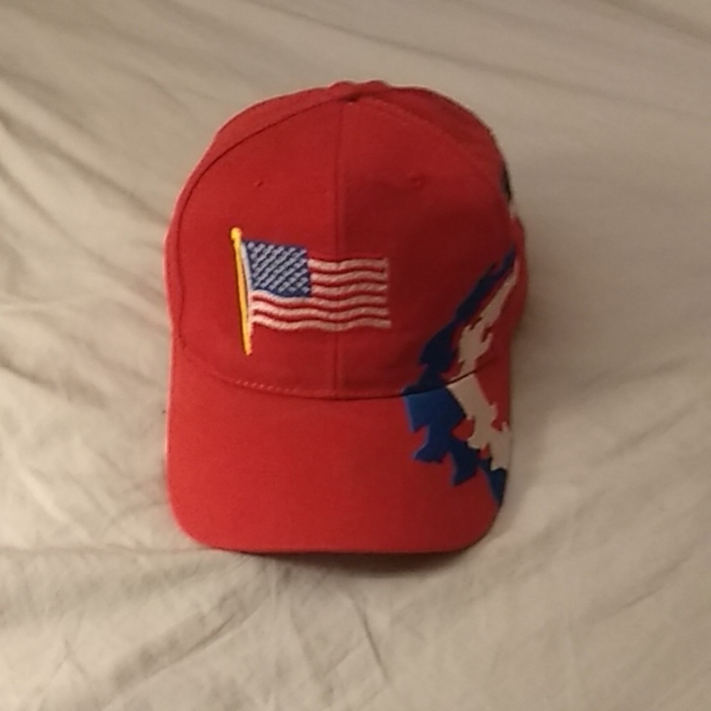 I'm am selling a red nissin hat